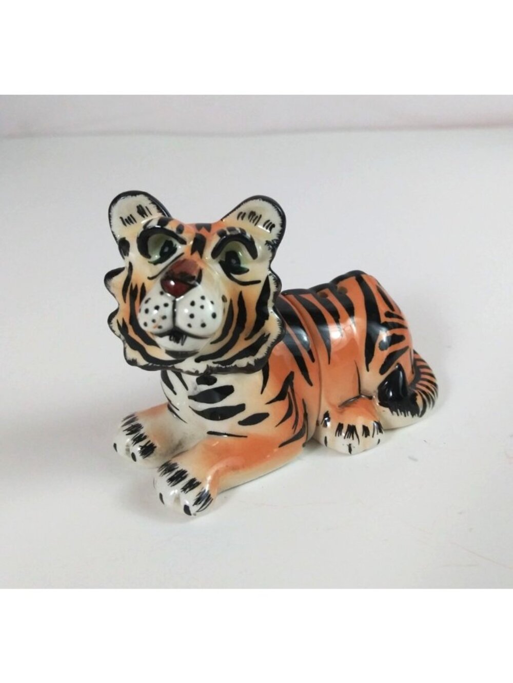 Vintage Lynda Corneille Tiger Swak Walter The Tiger Salt & Pepper Shakers
